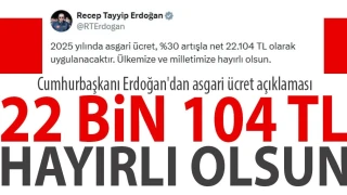 Asgari ücret belli oldu