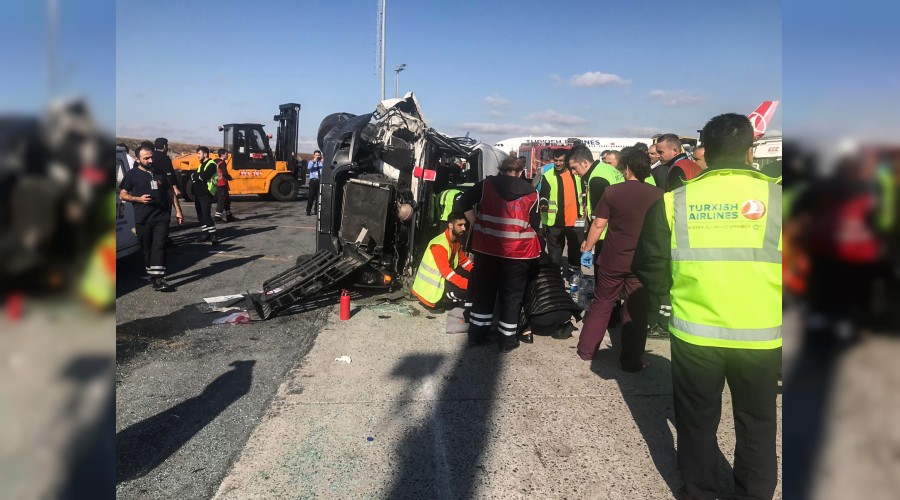 Atatürk Havalimanı'nda kaza