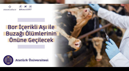 Atatürk Üniversitesi'nden Aşı Projesi