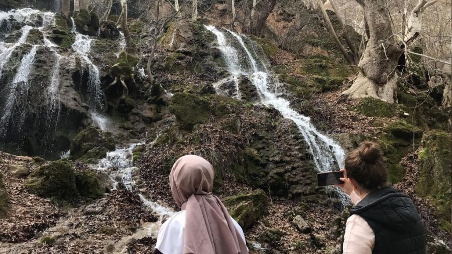 Batman'da kuruyan şelale yeniden canlandı