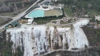 "Bolu'nun Pamukkalesi"nde kış sessizliği