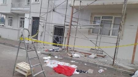 Boyacı 7 metre yükseklikten düştü