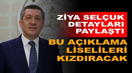 Bu aklama liselileri kzdracak