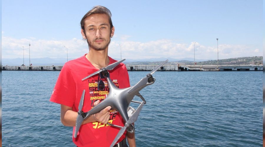 Drone martıların hışmına uğradı