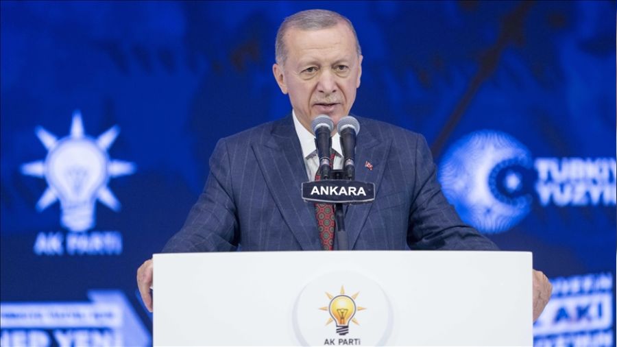 Yeniden AKP Genel Bakan seilen Erdoan'dan ilk mesaj: ok byk bir zaferin bizleri beklediine inanyorum