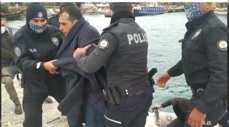 Falezlerdeki manzaranın sonu denizde bitti