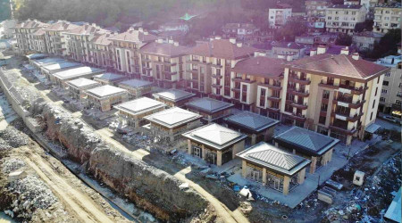 Giresun'un Dereli afet konutlarında sona yaklaşıldı