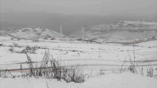 Gümüşhane'nin yüksek kesimleri beyaza büründü