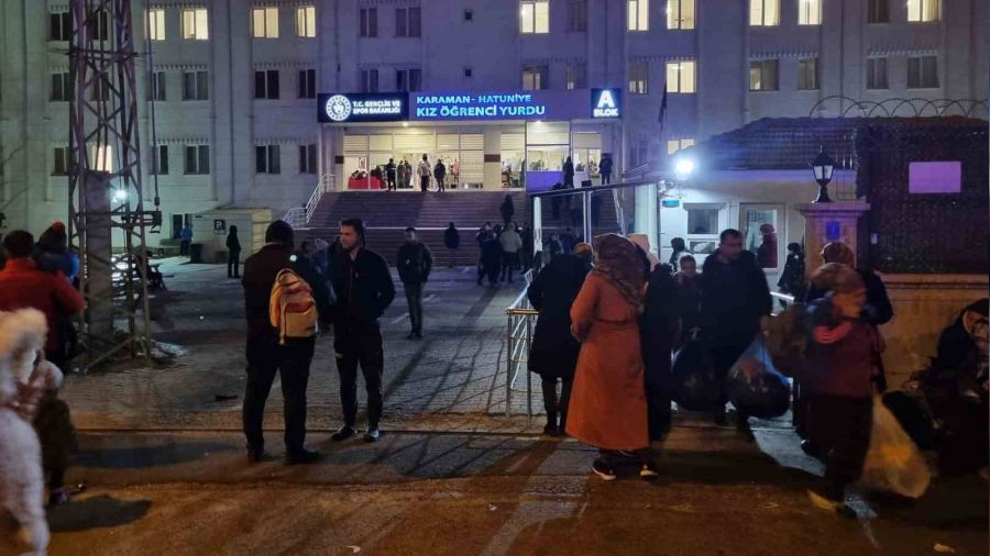 Hatay'da yaşanan deprem Karaman'da da hissedildi
