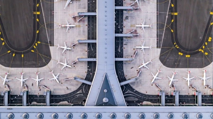 Hava trafiği yıllık yüzde 68.6 arttı