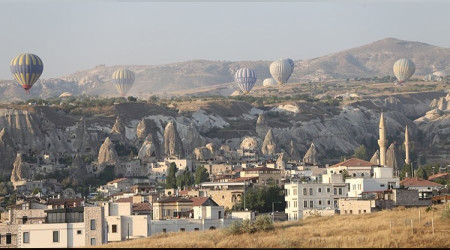 Kapadokya'nn gz inli turistte