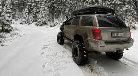 Karabük'te kar kalınlığı 10 santimetreye yaklaştı