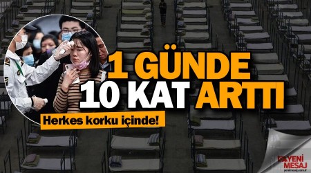 Koronavirüs ölümleri bir günde 10 kat arttı