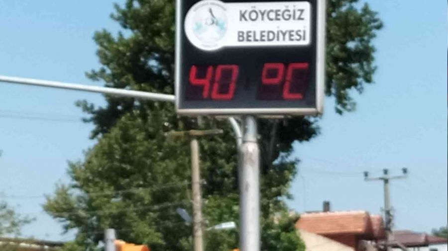 Köyceğiz'de sıcak hava etkili oluyor