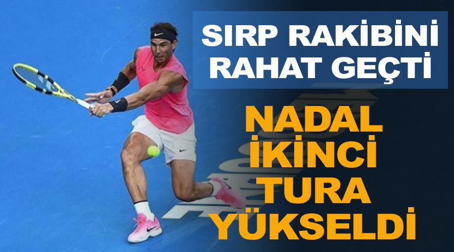 Nadal ikinci tura ykseldi