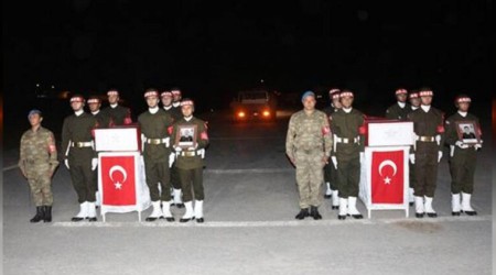 Pençe harekatı şehitleri toprağa veriliyor