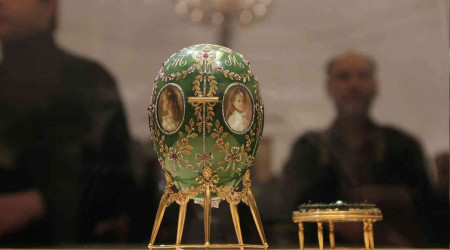 Rus oligarka ait yatta 'Faberge' yumurtas bulundu