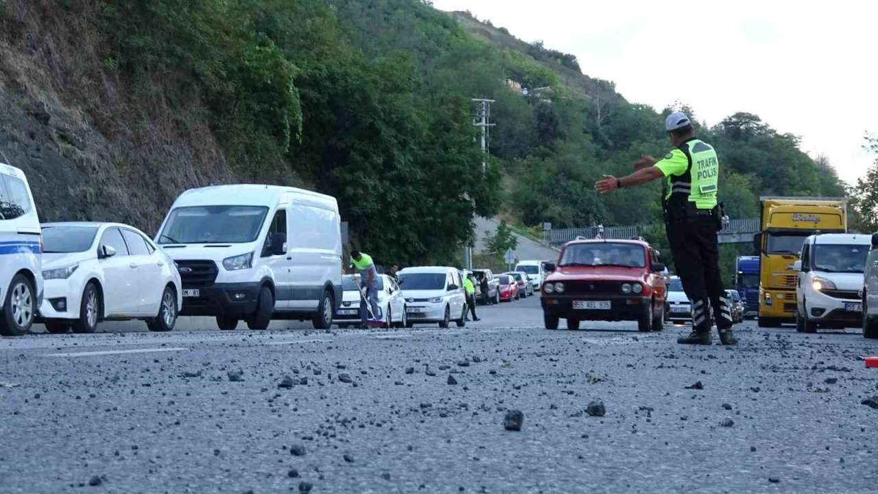 Samsun'da ta ocanda patlama