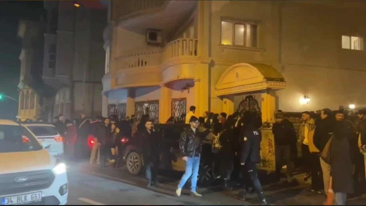 Sarıyer'de kaçak yılbaşı partisine polis baskını