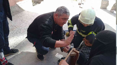 Siirt'te rögara düşen çocuk kurtarıldı