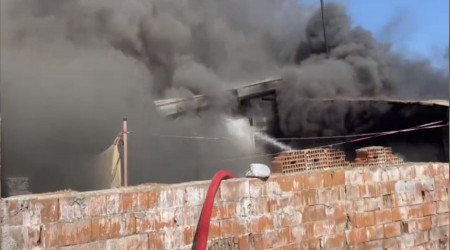 Tarsus'ta çıkan yangında ev kül oldu