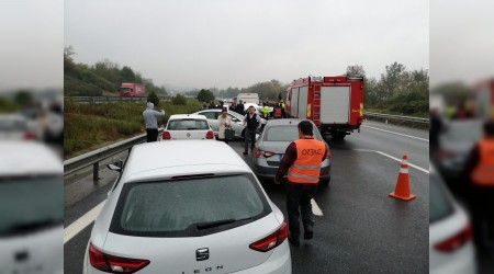 TEM’de zincirleme kaza