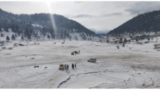 Torosların zirveleri beyaza büründü
