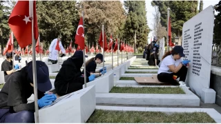 Trabzon'da lise rencilerinden takdirlik hareket