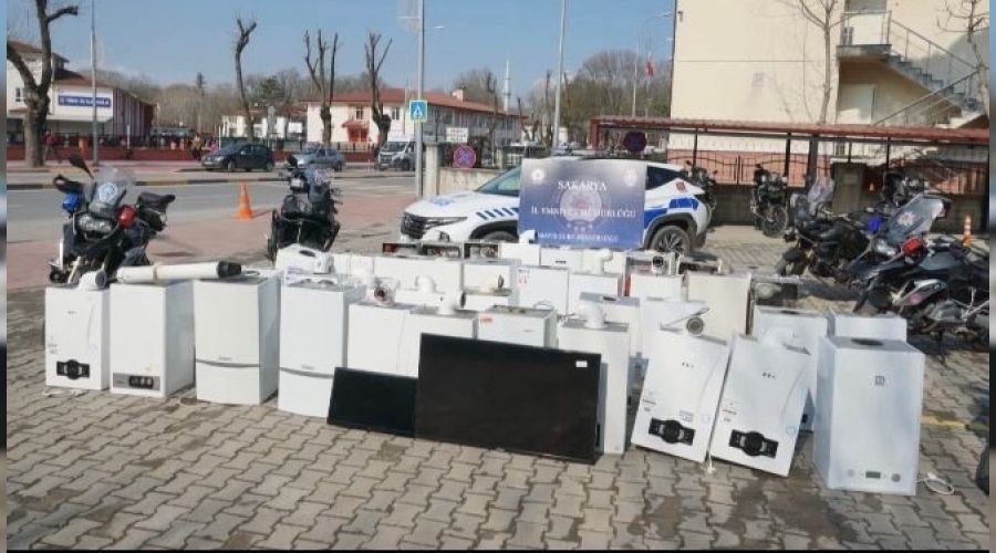 Yazlık evlerden beyaz eşya çaldılar