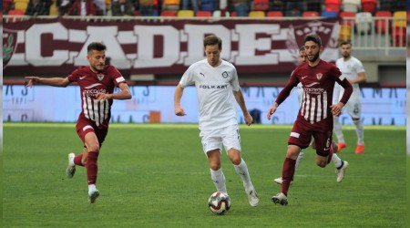 Altay, evinde aslan kesiliyor