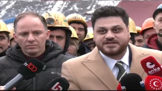 BTP lideri Hseyin Batan ayrhan maden iilerine destek