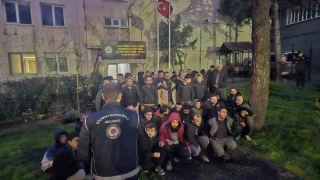 Bursa polisi kaak 63 yabanc uyruklu ahs yakalad