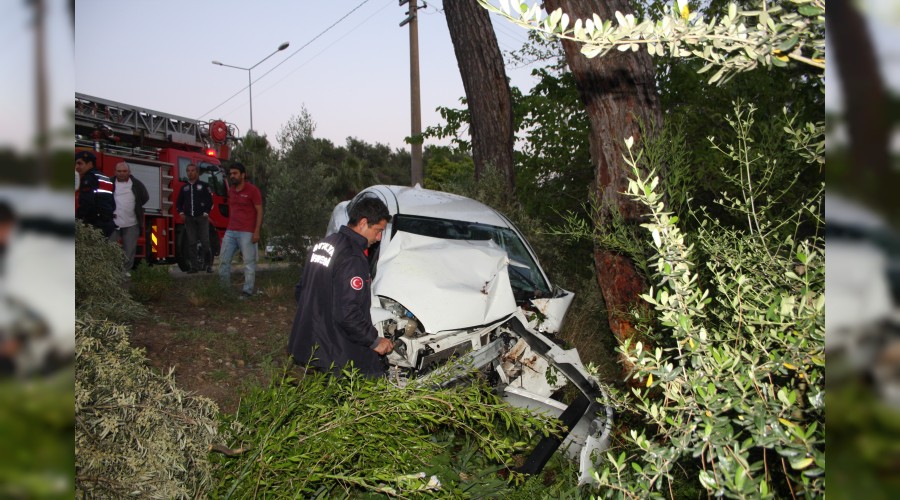 Çocuk sürücü ölümden döndü