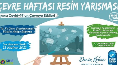 “Covid-19’un Çevreye Etkileri” resim yarışması başladı