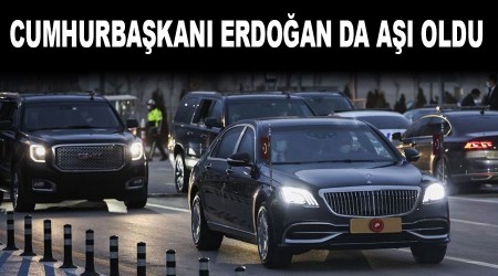 Cumhurbaşkanı Erdoğan da aşı oldu