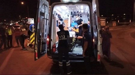 Düz yolda ters döndü