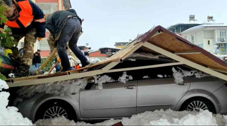 Gaziantep'te at kt, 20 ara hasar grd