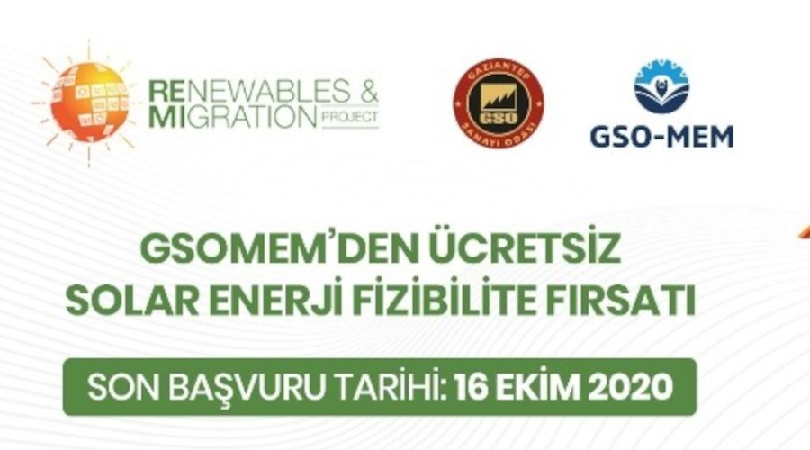GSO-MEM'den ücretsiz solar enerji fizibilite fırsatı