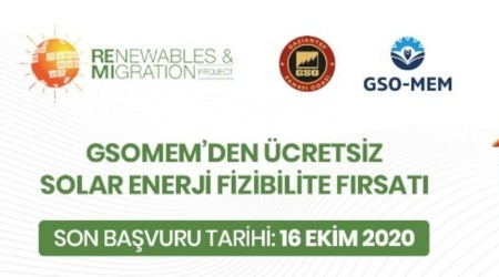 GSO-MEM'den ücretsiz solar enerji fizibilite fırsatı