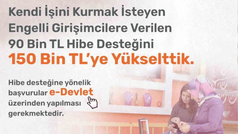 KUR'dan engelli ve eski hkmllere hibe destei