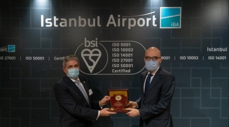 İstanbul Havalimanı uluslararası sertifikalara layık görüldü