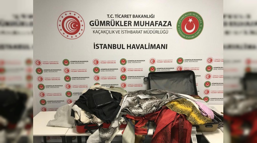 İstanbul Havalimanı'nda deri operasyonu