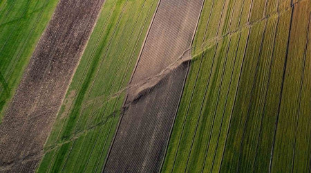 Kahramanmaraş'ta tarlalar ikiye bölündü
