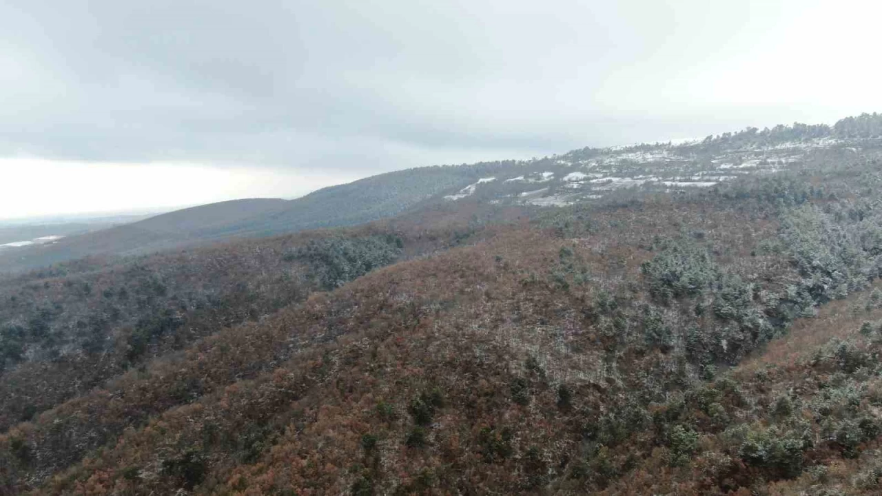 Kastamonu'da sonbahar ve k ayn karede yer ald