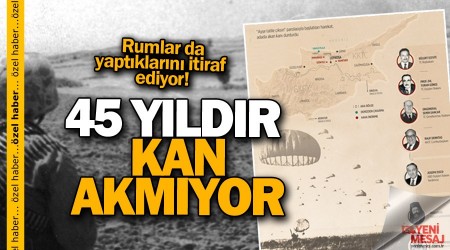 Kıbrıs'ta 45 yıldır kan akmıyor