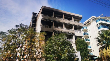 Kira zammına, oteli yakarak cevap verdi