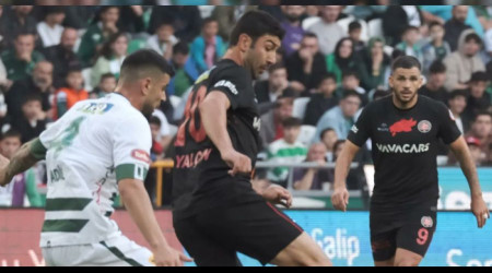 Konyaspor son nefeste 1 puanı aldı