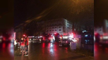 Kozmetik fabrikasında yangın