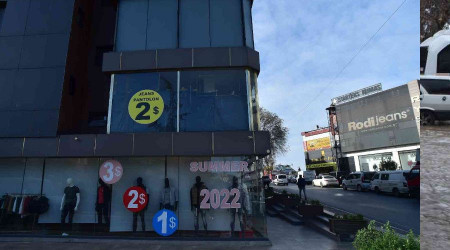 Merter tekstil piyasasında etiketler dolara dönüştü