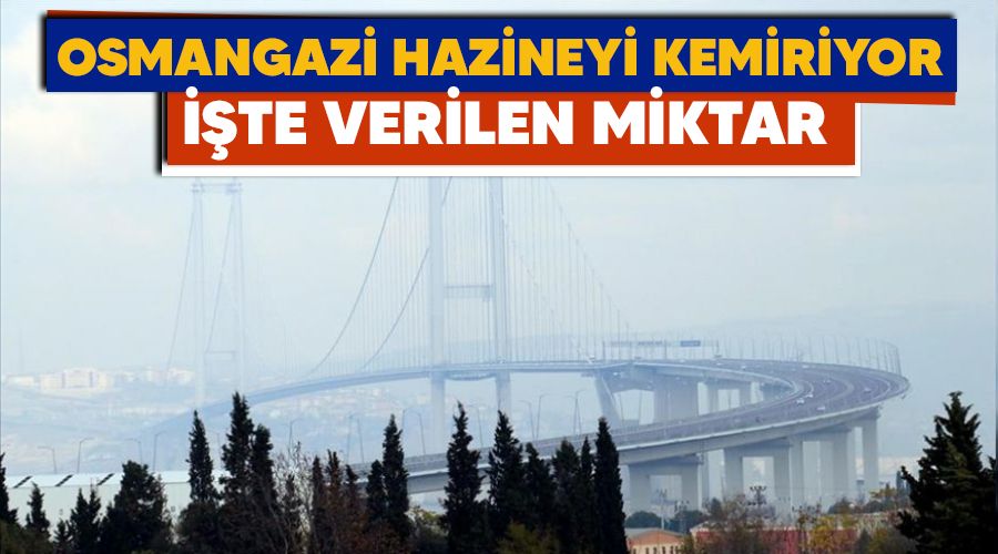 Osmangazi, Hazine'yi kemiriyor